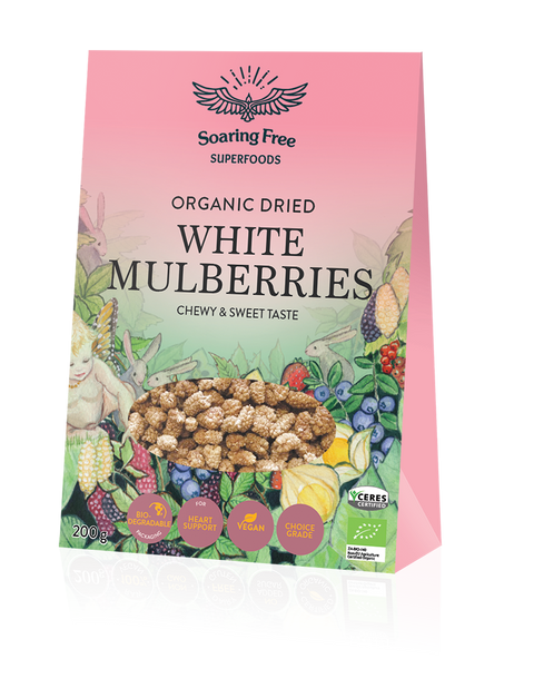 Organic White Mulberries