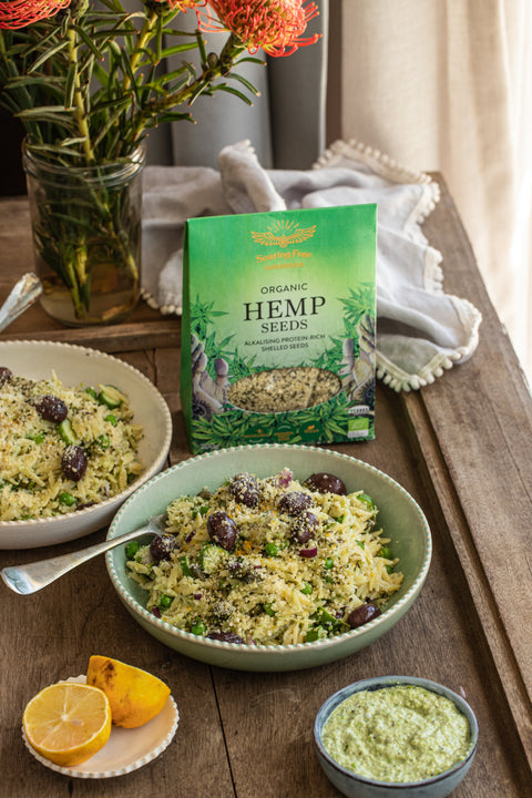 HEMP SEED PESTO PASTA