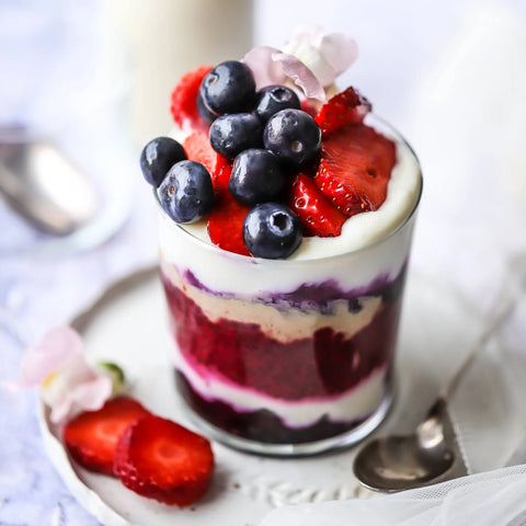 BERRY PROTEIN CHIA PUDDING