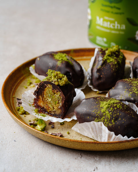 MATCHA PISTACHIO DATES